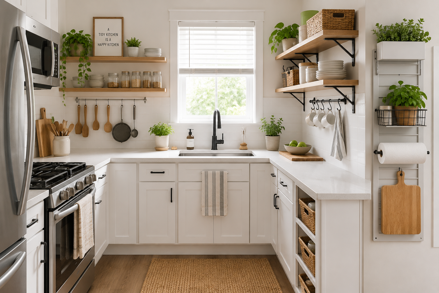 10 Simple Ways to Organize a Small Kitchen Without Adding More Cabinets